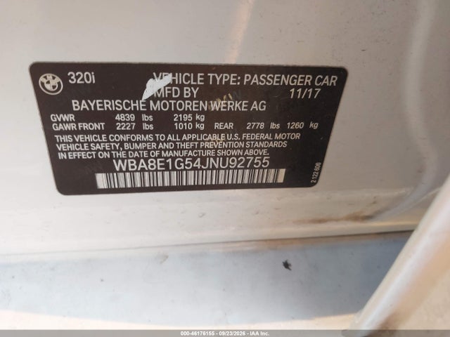 2018 BMW 320I 9