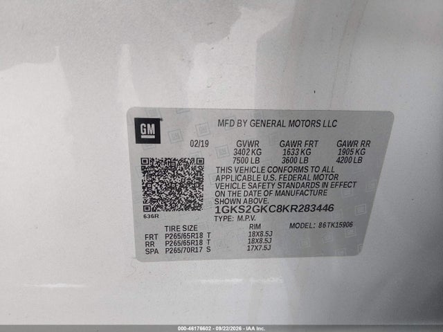 2019 GMC YUKON XL SLT 9