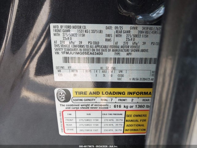 2025 FORD EXPEDITION PLATINUM 9