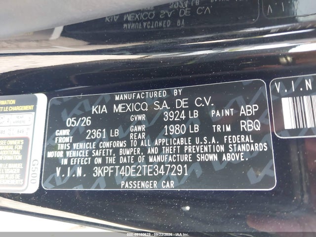 2026 KIA K4 LXS 9