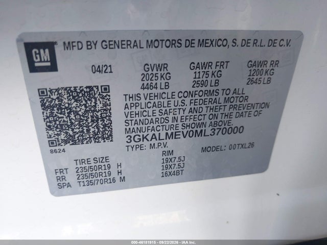2021 GMC TERRAIN FWD SLE 9
