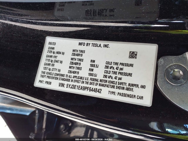 2023 TESLA MODEL 3 REAR-WHEEL DRIVE 9