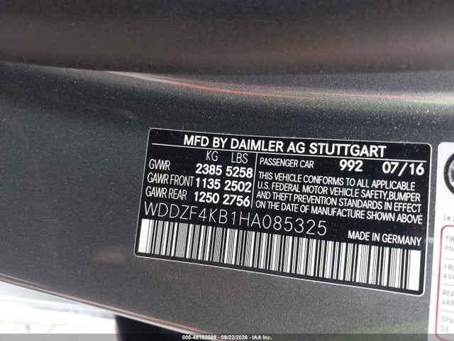 2017 MERCEDES-BENZ E 300 4MATIC 9