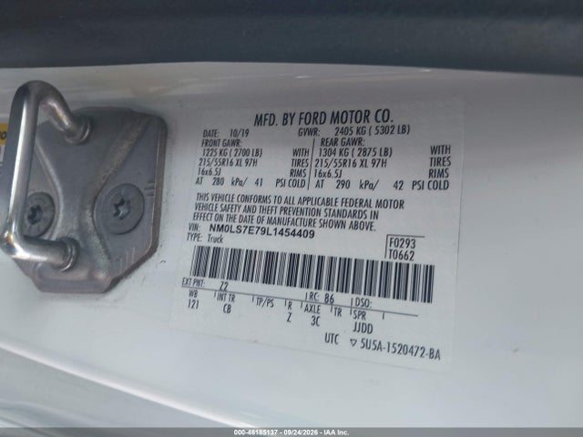 2020 FORD TRANSIT CONNECT XL 4