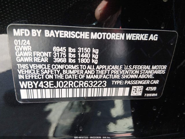 2024 BMW I7 EDRIVE50 9