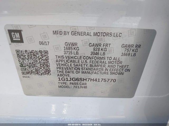 2017 CHEVROLET SONIC LT AUTO 9