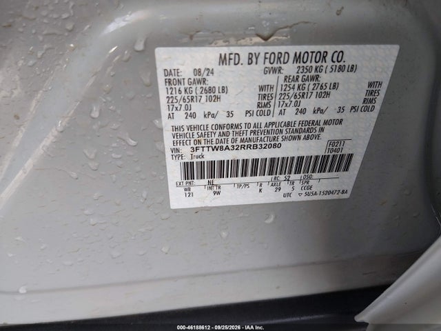 2024 FORD MAVERICK XL 9