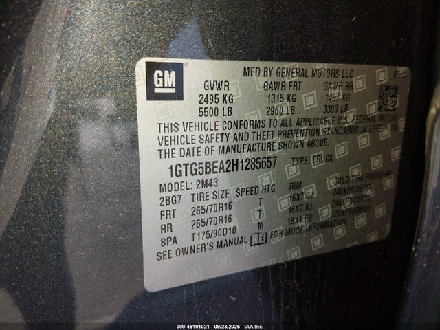 2017 GMC CANYON 9