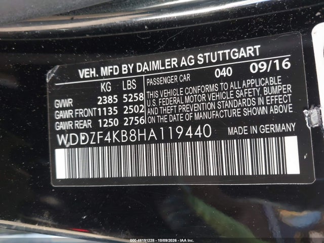 2017 MERCEDES-BENZ E 300 4MATIC 9