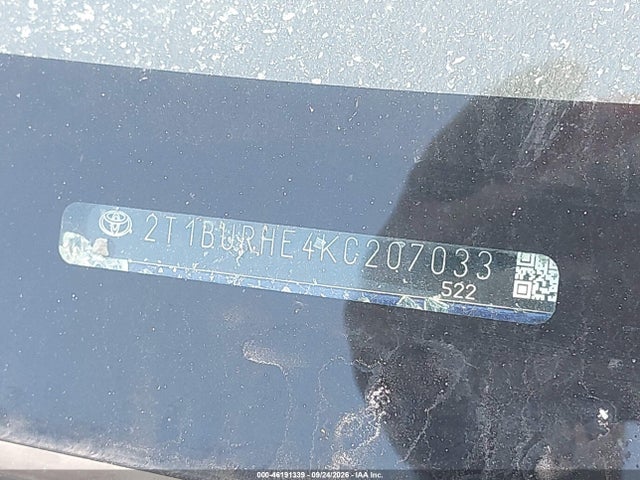 2019 TOYOTA COROLLA SE 9
