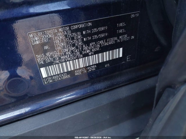 2019 TOYOTA RAV4 XLE PREMIUM 9