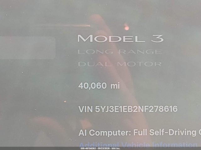 2022 TESLA MODEL 3 LONG RANGE DUAL MOTOR ALL-WHEEL DRIVE 14