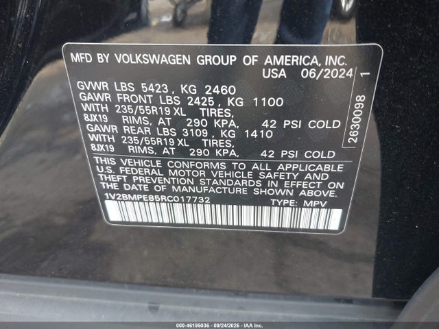 2024 VOLKSWAGEN ID.4 STANDARD 9