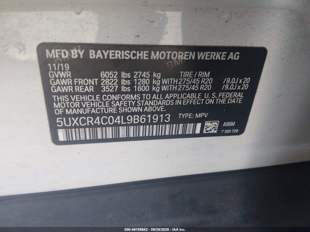 2020 BMW X5 SDRIVE40I 9