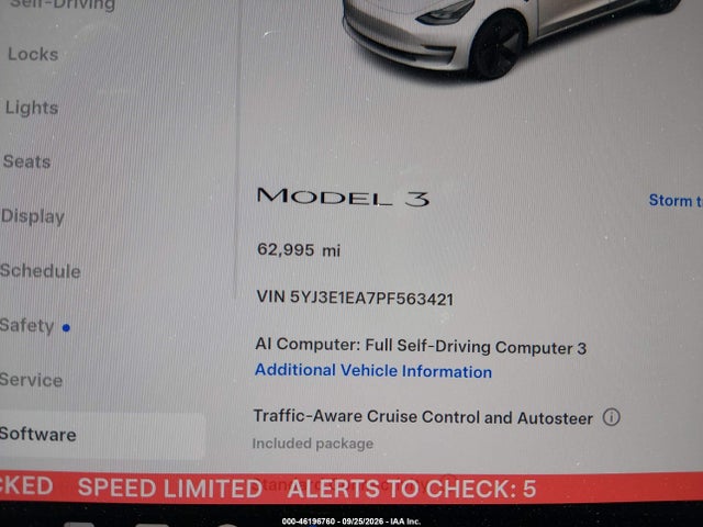 2023 TESLA MODEL 3 REAR-WHEEL DRIVE 15