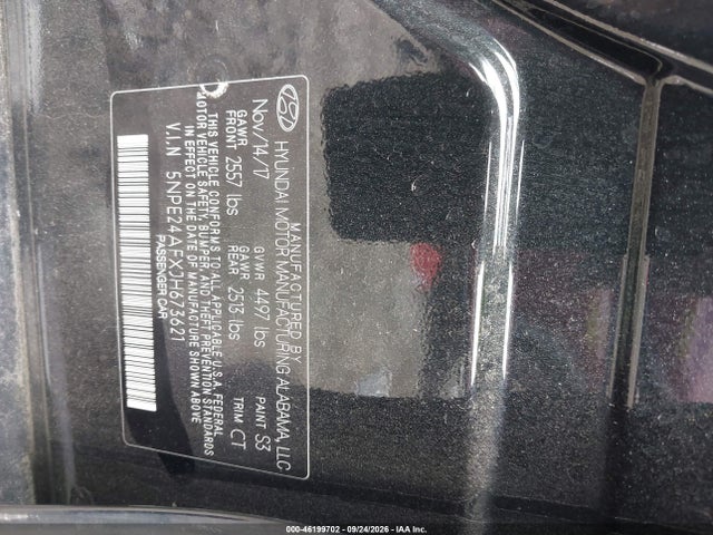 2018 HYUNDAI SONATA SE 9