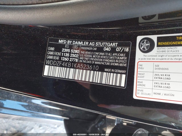 2019 MERCEDES-BENZ E 300 4MATIC 9
