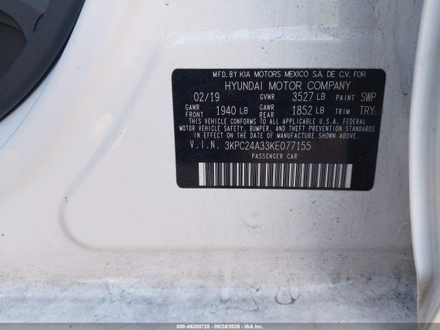 2019 HYUNDAI COMPLEMENTOS DECORATIVOS SE 9