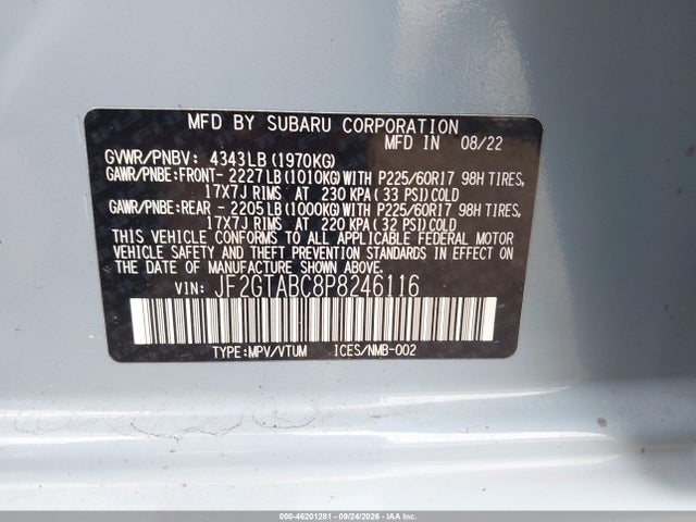 2023 SUBARU CROSSTREK 9