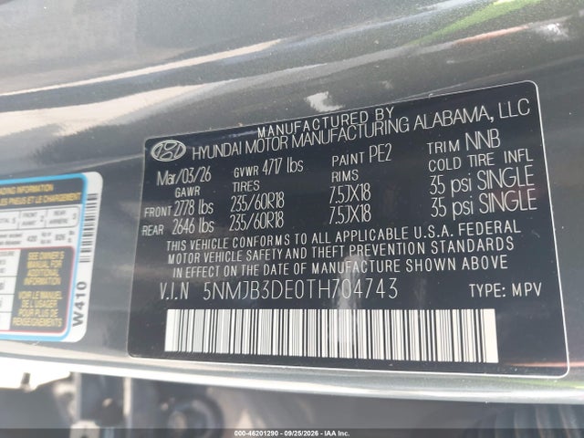 2026 HYUNDAI TUCSON SEL 9