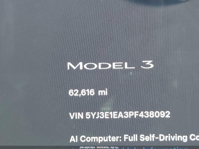 2023 TESLA MODEL 3 REAR-WHEEL DRIVE 14