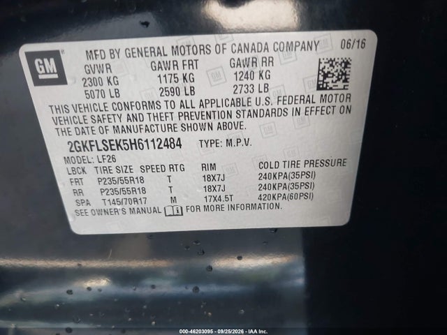 2017 GMC TERRAIN SLE-1 9
