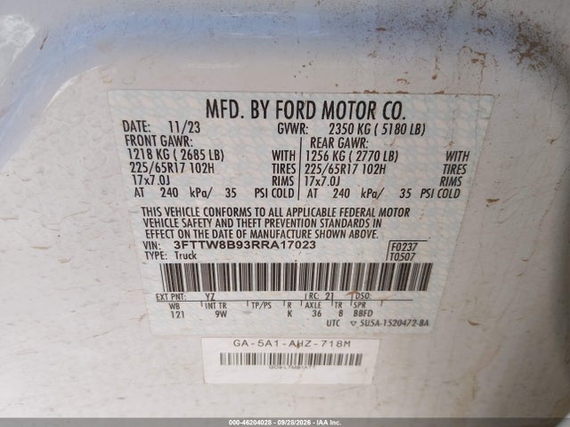 2024 FORD MAVERICK XL 4
