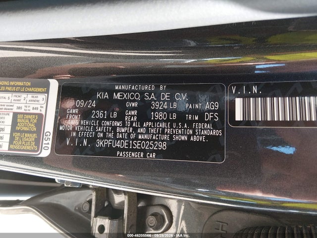 2025 KIA K4 EX 9