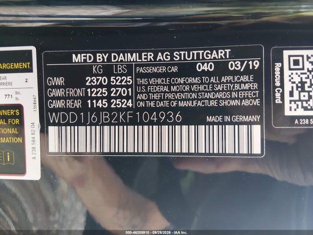 2019 MERCEDES-BENZ E 450 4MATIC 9