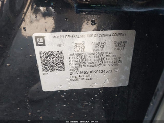 2019 CADILLAC XTS LUXURY 9