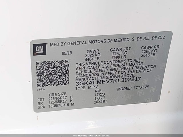 2019 GMC TERRAIN SLE 9