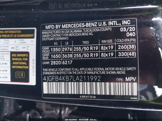 2020 MERCEDES-BENZ GLE 350 4MATIC 9