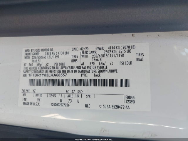 2020 FORD TRANSIT-250 9