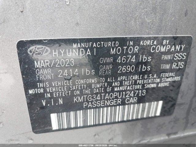 2023 GENESIS G70 2.0T RWD 9
