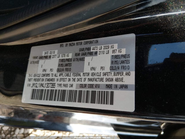 2018 MAZDA MAZDA6 TOURING 9