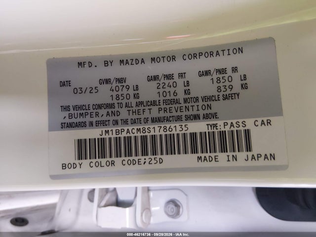 2025 MAZDA MAZDA3 2.5 S PREFERRED 9