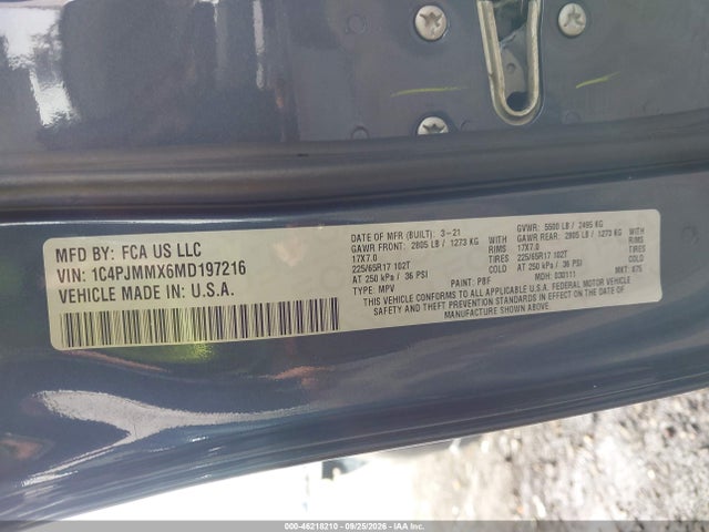 2021 JEEP CHEROKEE LATITUDE LUX 4X4 9