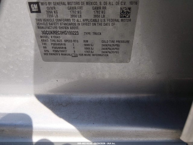2017 CHEVROLET SILVERADO 1500 1LT 9