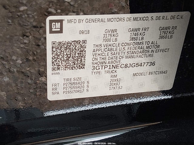 2018 GMC SIERRA 1500 SLT 9