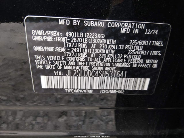 2025 SUBARU FORESTER PREMIUM 9
