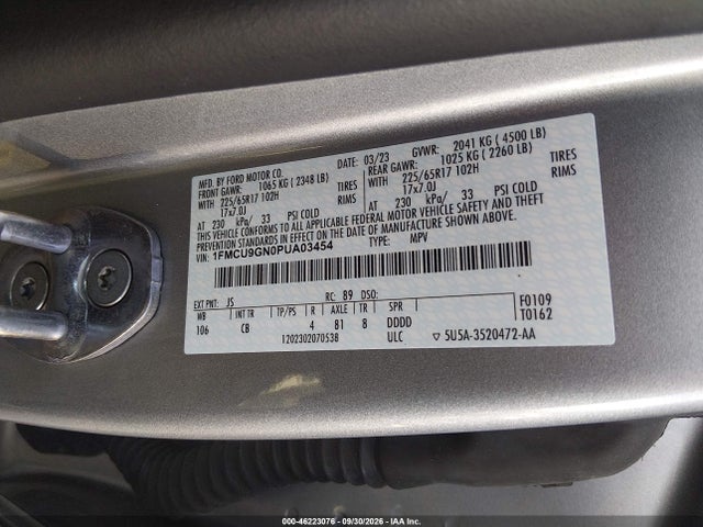 2023 FORD ESCAPE ACTIVE 9