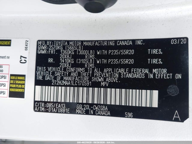 2020 LEXUS RX 350 9