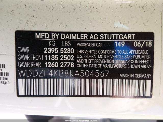 2019 MERCEDES-BENZ E 300 4MATIC 9