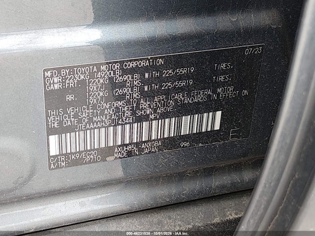 2023 TOYOTA VENZA XLE 9