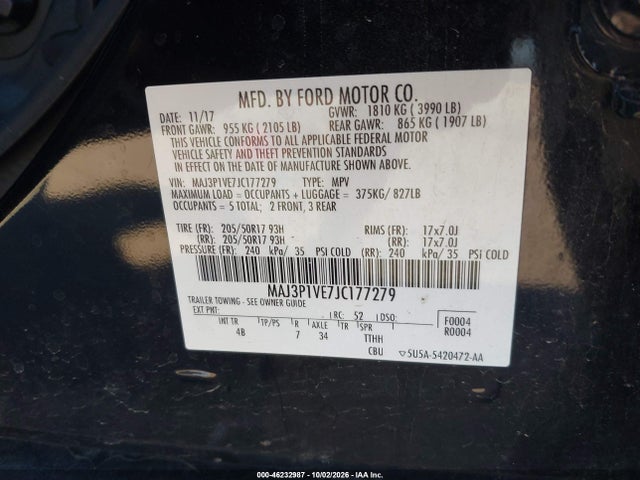 2018 FORD ECOSPORT TITANIUM 9