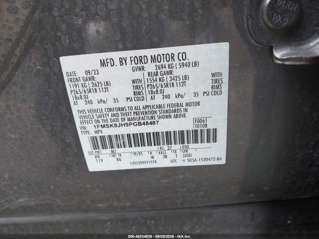 2023 FORD EXPLORER TIMBERLINE 9