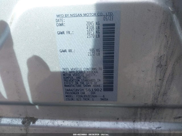 2023 NISSAN LEAF S 40 KWH 9