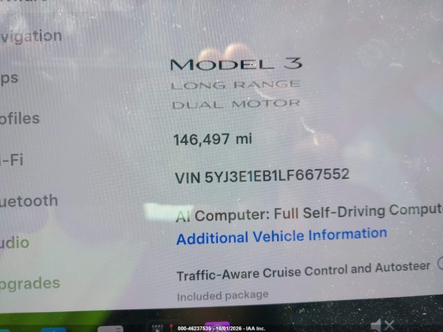 2020 TESLA MODEL 3 LONG RANGE DUAL MOTOR ALL-WHEEL DRIVE 14