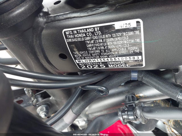 2025 HONDA CBR650 R 10