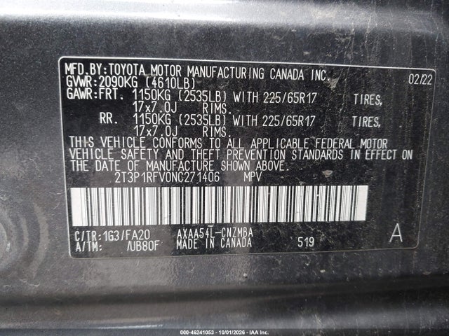 2022 TOYOTA RAV4 XLE 9